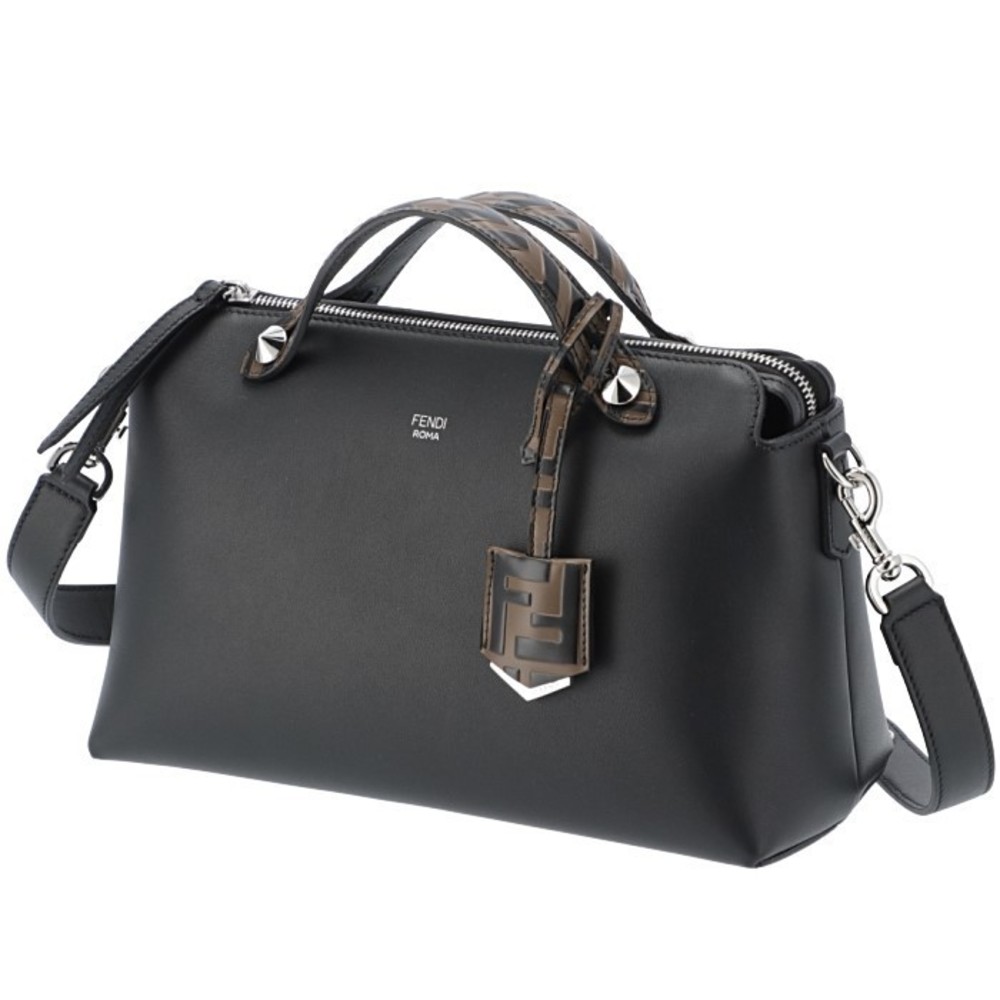 Fendi By The Way Small Zucca Pattern Nero Black - image 2